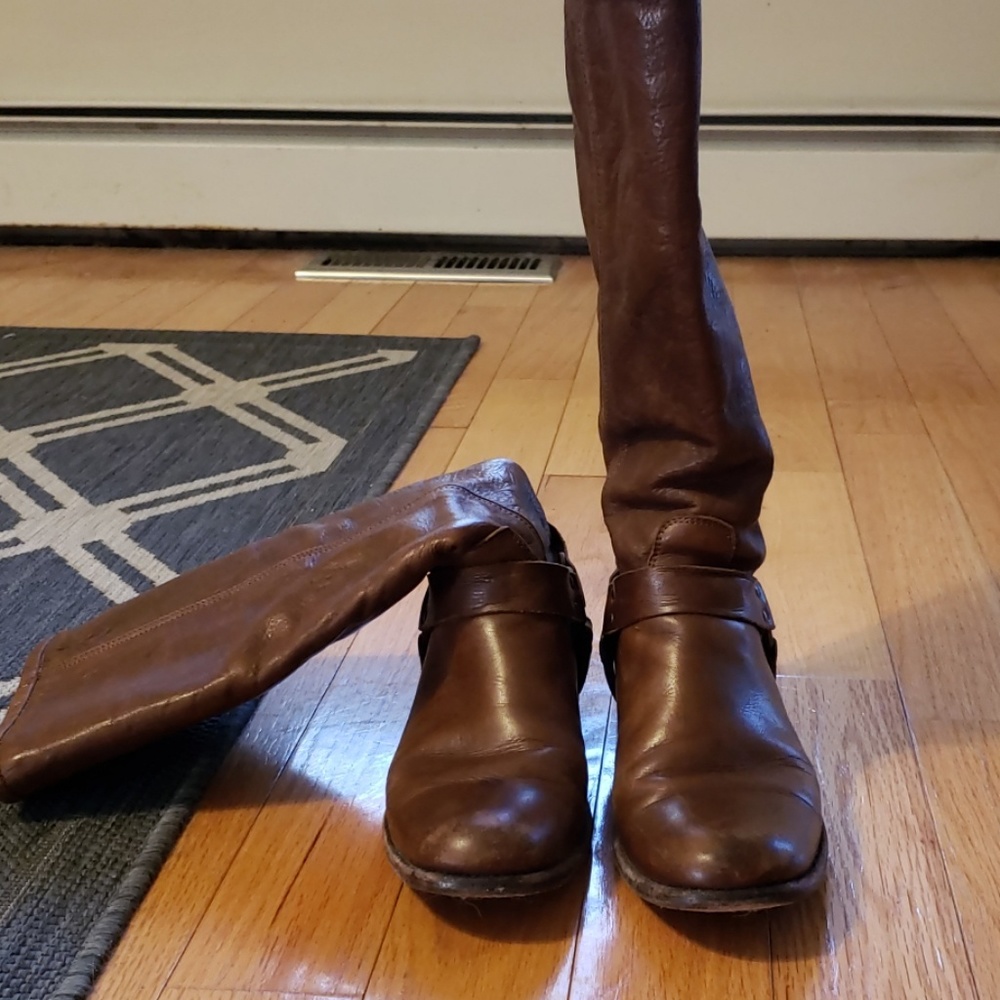 Phillip Harness Tall Frye boots - Picture 2 of 6